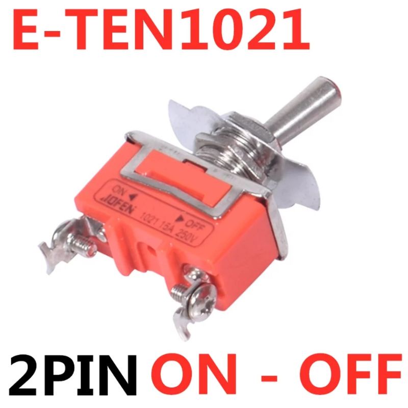 สวิตซ์โยก 2ขา 2ทาง 1021 15A 250V SPST 2 Terminal ON OFF Toggle switch