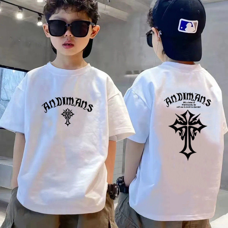 (จัดส่งตลอด 24 ชั่วโมง)เสื้อยืดแขนสั้นสำหรับเด็กชายเสื้อยืดแขนสั้นฤดูร้อนกางเกงขายาวกางเกงขายาวกางเกงขาสั้นเด็กผู้ชายหลว