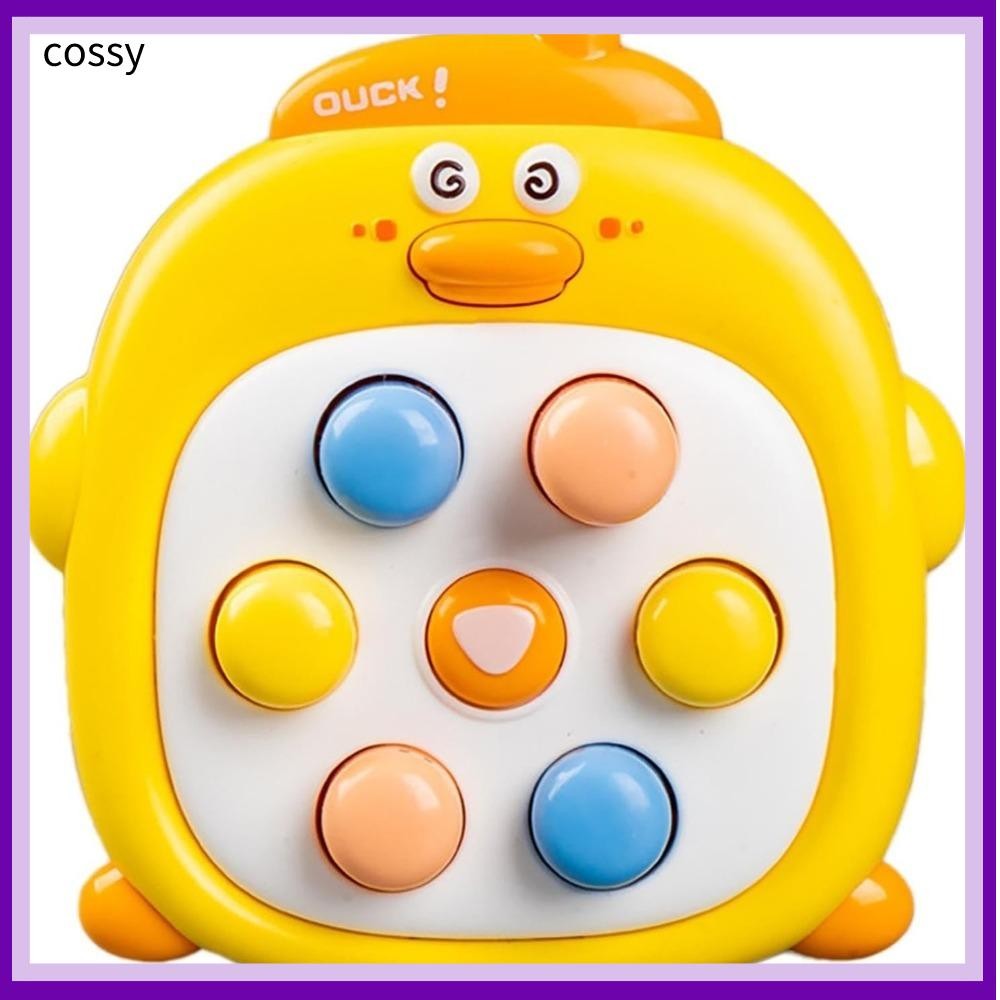 Cossy Whack A Mole ของเล่น,การ์ตูน Mini Pop Fidget ของเล่น, Creative Duck-Shaped Sensory Fidget Interactive การศึกษาหยิกนิ้วมือของเล่นบีบอัดเด็กวัยหัดเดินผู้ใหญ่