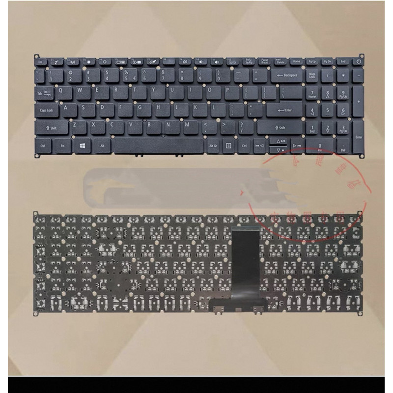 Acer Aspire 7 A715-42G A715-54G N17C2 N19C2 N19C5 N20C6 แป้นพิมพ์แล็ปท็อป