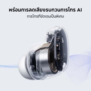 XIAOMI REDMI BUDS 6 PLAY หูฟังบลูทูธไร้สาย ลดเสียงรบกวนด้วย AI ประกันศูนย์ไทย 1 ปี