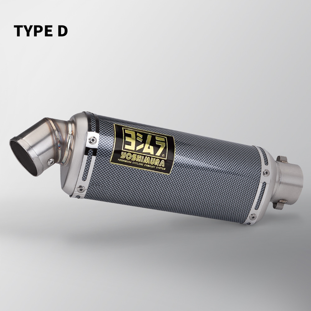 51mm Universal รถจักรยานยนต์ Yoshimura ท่อไอเสีย Escape T98 ท่อ 100cc-1000cc ATV GP สกู๊ตเตอร์สําหรั