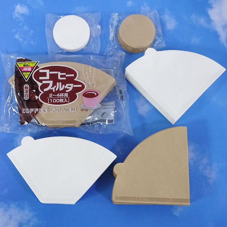 100แผ่น กระดาษดริป ทรง U ก้นตัด กระดาษกรองกาแฟ ชงกาแฟ Drip Coffee Paper Filter