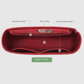 Evertoner สําหรับ GW Balle-ina Felt ผ้าใส่กระเป๋าแต่งหน้ากระเป๋าถือ Organizer กระเป๋าเดินทางด้านใน