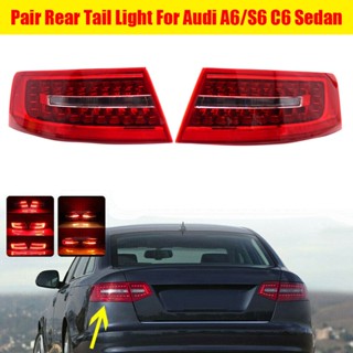 ขายดี ไฟเบรกท้ายซ้าย ขวา LED สําหรับ AUDI A6 C6 RS6 Sedan 2009-2011