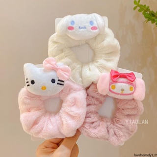 SANRIO ยางรัดผม ขนาดใหญ่ ระดับไฮเอนด์ แฟชั่นฤดูใบไม้ร่วง และฤดูหนาว สําหรับเด็กผู้หญิง