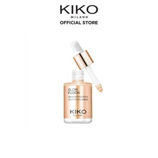 KIKO MILANO Glow Fusion Highlighting Drops โกลว์ ฟิวชั่น ไฮไลท์ติ้ง ดรอป (ไฮไลท์, ชนิดน้ำ, ไฮไลท์หน้าเงา, ไฮไลท์หน้าฉ่ำ)