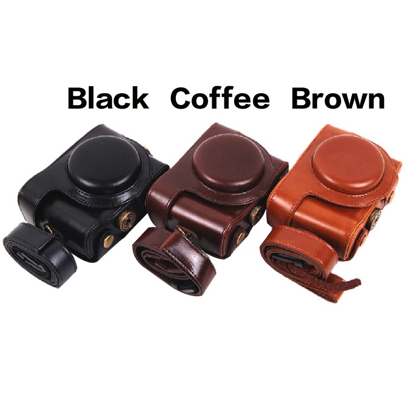 ฝาครอบกล้องหนัง PU สําหรับ Sony DSC-HX60 DSC-HX50V DSC HX60 HX50V HX30V