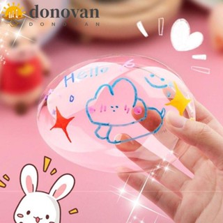 Donovan ชุดของเล่นกาวนาโน สองด้าน กันน้ํา ใช้ซ้ําได้ DIY สําหรับเพ้นท์ระบายสี ของขวัญวันเกิด