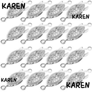Karen ตะขอไข่มุก รูปปลา สําหรับทําสร้อยคอ สร้อยข้อมือ 40 ชิ้น