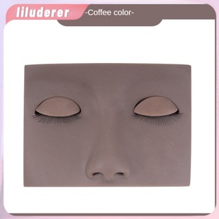 Eyelash Mannequin HEAD การออกกำลังกายที่ถอดออกได้เปลือกตา Mannequin สำหรับ Starter HO