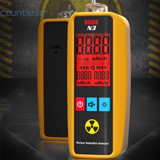 เครื่องตรวจจับรังสีนิวเคลียร์ ดิจิทัล Geiger Counter คําแนะนําในการทดสอบรังสีแม่เหล็กไฟฟ้า ภาษาอังกฤษ สําหรับวัดกิจกรรมวิทยุ [countless.th]