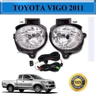 ไฟตัดหมอก ไฟสปอร์ตไลท์ สำหรับ Toyota Hilux Vigo 2011-2014