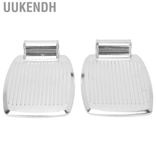 Uukendh 2pcs Wheelchair Footrests Aluminum Alloy Replacement Foot Pedal