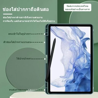 เคสฝาพับ สำหรับ Samsung Tab S6 lite S9 S7/S8 S7/S8+ S9+ A8 A9 A7 เคสหนได้360 องศามุน วัสดุอริลิ เคส Samsung โหดเติม