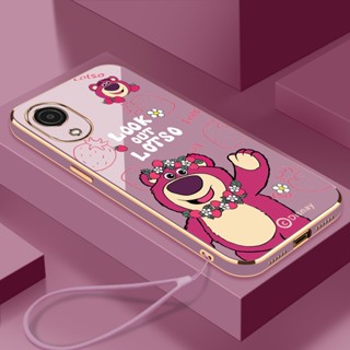 เคสโทรศัพท์มือถือ ซิลิโคน พร้อมสายคล้อง สําหรับ Samsung A02 A02S A03 A03S A03 Core A01