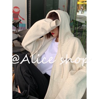 Alice  เสื้อผ้าผู้ญิง แขนยาว เสื้อฮู้ด คลุมหญิง สไตล์เกาหลี แฟชั่น  Chic คุณภาพสูง fashion สไตล์เกาหลี A98J1L9 36Z230909