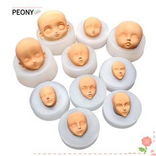 Peonypavilion แม่พิมพ์ซิลิโคน รูปใบหน้าเด็กทารก แฮนด์เมด อุปกรณ์เสริม สําหรับตกแต่งเค้ก