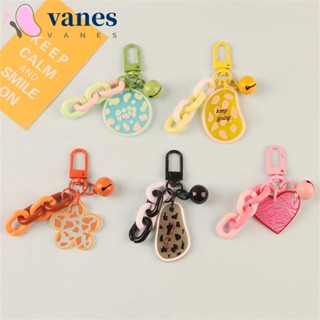 Vanes1 พร้อมส่ง พวงกุญแจ จี้กระดิ่งหัวใจ สีแคนดี้ สําหรับผู้หญิง