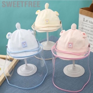 Sweetfree Baby Face Guard Removable Children Hat Detachable Transparent