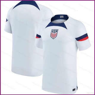 เสื้อยืดแขนสั้น ลายทีมชาติฟุตบอล NP2 22-23 World Cup United States ชุดเหย้า พลัสไซซ์ PN2