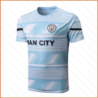 Fb Manchester City Jersey เสื้อยืดลําลอง แขนสั้น คอกลม พิมพ์ลายฟุตบอล พลัสไซซ์ ให้ความอบอุ่น เหมาะกับการเล่นกีฬา