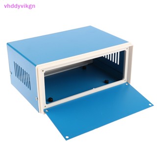 Vhdd กล่องโลหะ ทรงสี่เหลี่ยมผืนผ้า กันกัดกร่อน สีฟ้า DIY ทนทาน