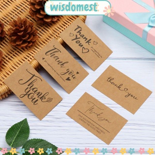 WISDOMEST โปสการ์ด ลาย Thank You For Your Order DIY สําหรับตกแต่งปาร์ตี้ 30 ชิ้น