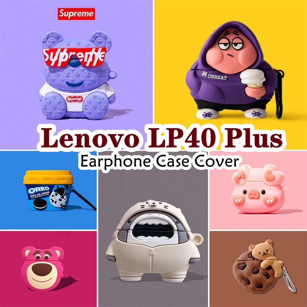 【innovation】นําไปใช้กับ Lenovo LP40 Plus เคส Case เคสหูฟัง ซีรีส์การ์ตูนอินเทรนด์ ซิลิโคนนุ่ม เคส เค