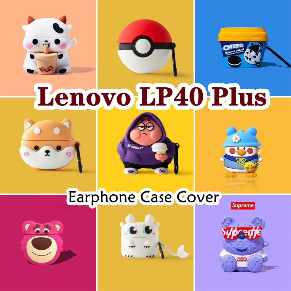 【3Cideas】นําไปใช้กับ Lenovo LP40 Plus เคส Case เคสหูฟัง ซีรีส์การ์ตูนอินเทรนด์ ซิลิโคนนุ่ม เคส เคสหู