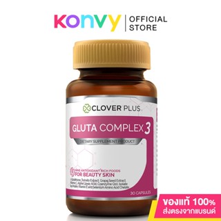 Clover Plus Gluta Complex 3  30 Capsules.