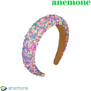 Anemone ที่คาดผมอะคริลิค ลายดาว โดนัท สีแคนดี้ สไตล์เกาหลี เรโทร