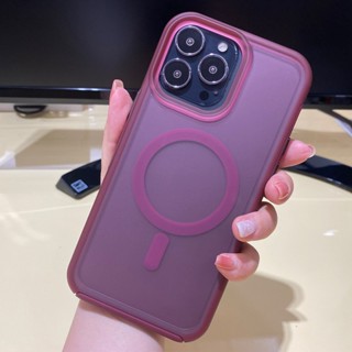 เคสโทรศัพท์มือถือ กันกระแทก แบบแม่เหล็ก หรูหรา สีแคนดี้ สําหรับ iPhone 15 Pro Max 15 Ultra 15 plus 15