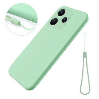 เคสซิลิโคนนิ่ม ลาย ELVEV พร้อมสายคล้อง สําหรับ Xiaomi Redmi 12 5G 4G Note 12R POCO M6 Pro