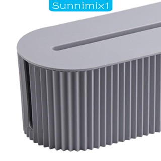 [Sunnimix1] กล่องจัดเก็บสายไฟ สายเคเบิ้ล กันฝุ่น สําหรับคอมพิวเตอร์ โทรศัพท์