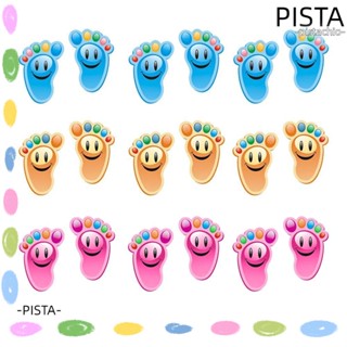 Pista สติกเกอร์ไวนิล ลายรอยเท้าสัตว์น่ารัก มีกาวในตัว สําหรับติดตกแต่งพื้นเด็ก 30 คู่