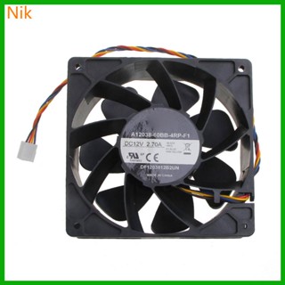 พัดลมระบายความร้อน A12038 60BB 4RP F1 12 ซม. ความเร็วสูง 4Pin 4 สาย
