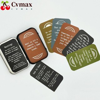 Cvmax การ์ดอํานาจ กระดาษ ขนาดเล็ก ทรงสี่เหลี่ยม DIY สําหรับงานปาร์ตี้