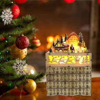 ⚡XMAS⚡Countdown Blind Box 2 AAA Batteries 35.5*22.5*10cm Cabinet Calendar Countdown