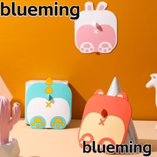 Blueming2 จุกปิดท่อระบายน้ํา ซิลิโคน ทรงสี่เหลี่ยม ลายการ์ตูน สีฟ้า สีชมพู สีส้ม ใช้ซ้ําได้ ขนาดใหญ่ พร้อมที่จับ สําหรับอ่างอาบน้ํา ตกแต่งบ้าน ห้องน้ํา 3 ชิ้น