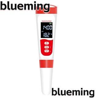 Blueming2 เครื่องวัดอุณหภูมิดิจิทัล PH EC TDS 0.00-14.00ph 0-9999ppm ความแม่นยําสูง ระยะวัด 0-9999us/ ซม. พลาสติก 0.01ph 0-14 PH