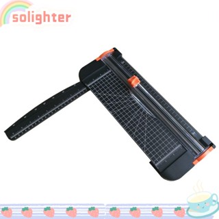 SOLIGHTER เครื่องตัดกระดาษ ขนาด A4 สําหรับตกแต่งสมุดภาพ บ้าน ออฟฟิศ