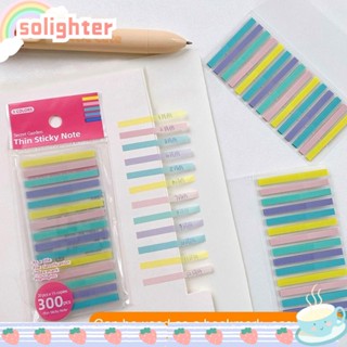 Solighter สติกเกอร์ไฮไลท์ 5 ถุง สําหรับติดตกแต่งเครื่องเขียน สํานักงาน