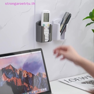 Strongaroetrtu กล่องเก็บเครื่องสําอาง รีโมตคอนโทรล แบบติดผนังห้องน้ํา