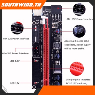 ร้อน! PCIE กราฟิกการ์ดอะแดปเตอร์ความเร็วสูง USB30 กราฟิกการ์ดสาย 1X To 16X อะแดปเตอร์การ์ด VER009S PULS