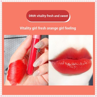 Lameila Mirror Water Light Glass ลิปกลอส Silky Moisturizing Smooth Doodle ลิปสติกการเรนเดอร์สีสูง Long Lasting Lip แต่งหน้า JOYFEEL