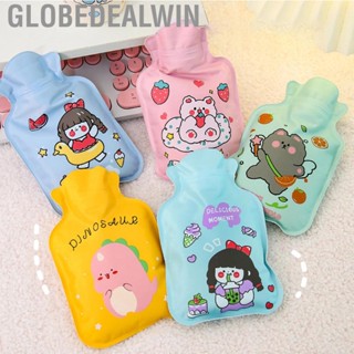 Globedealwin Hot Water Bottle Cute Cartoon Thickened Multifunctional PVC Bag for Winter  Relief