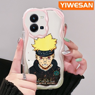 เคสโทรศัพท์มือถือ ซิลิโคนใส กันกระแทก ลายการ์ตูนเด็กผู้ชายเลือดร้อน สีสันสดใส สําหรับ vivo Y35 5G Y36 5G Y35