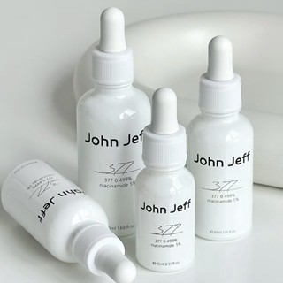 John Jeff 0.499% 377 เซรั่ม Niacinamide ช่วยลดความเหลือง ปรับผิวหมองคล้ำให้กระจ่างใสและลดการเกิดสิว