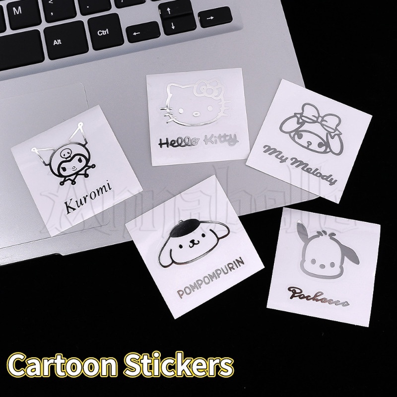 สติกเกอร์ PVC โลหะนิ่ม ลายการ์ตูนสุนัข KT Cat น่ารัก ขนาดเล็ก สามมิติ สําหรับตกแต่งเครื่องเขียน แก้วน้ํา DIY